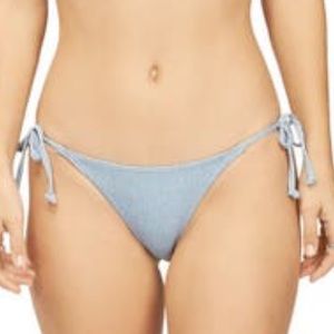 Nwt Billabong x Wrangler Down with Denim Tie Bottom Size XLarge